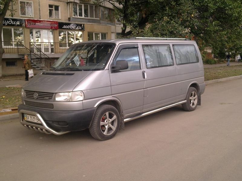 Купить Боковые трубы (2 шт, нерж.) 60мм, Длинная база для Volkswagen T4 Caravelle/Multivan