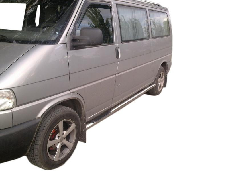 Купити Бічні труби (2 шт., нерж.) 60мм, Коротка база для Volkswagen T4 Caravelle/Multivan