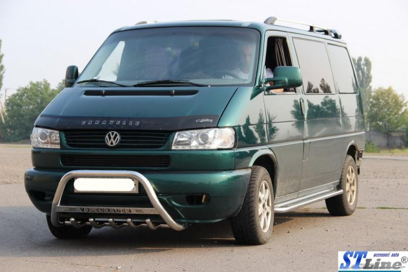 Купить Кенгурятник WT003 (нерж) 51мм, без надписи для Volkswagen T4 Caravelle/Multivan