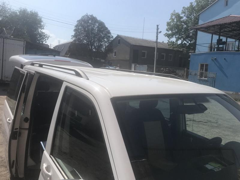 Купити Рейлінги Чорні Довга база, Пластикові ніжки для Volkswagen T6