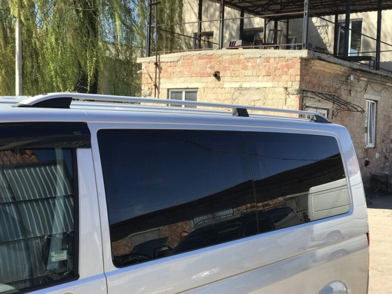 Купить Рейлинги Skyport (серый мат) Короткая база для Volkswagen T6