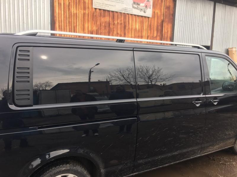 Купить Рейлинги Skyport (серый мат) Короткая база для Volkswagen T6