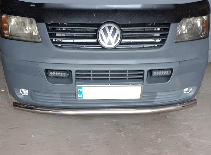 Купити Нижня одинарна губа (нерж) 51мм для Volkswagen T5 Multivan 2003-2010 рр
