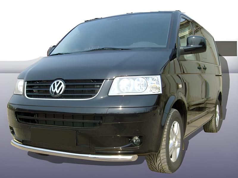 Купити Нижня одинарна губа (нерж) 42мм для Volkswagen T5 Multivan 2003-2010 рр