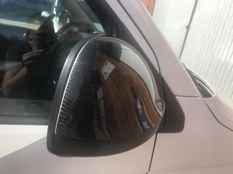 Купити Накладки на дзеркала (2 шт., карбон) Покриття під карбон для Volkswagen T5 2010-2015 рр