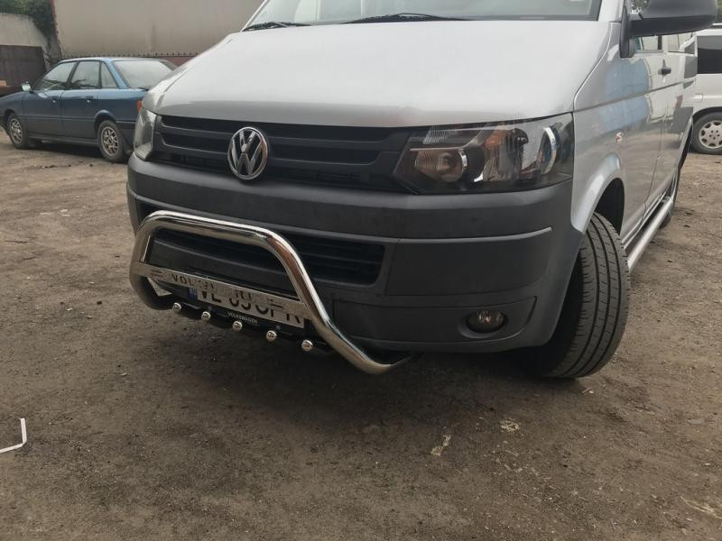 Купити Кенгурятник WT003 (нерж) 60 мм, без напису для Volkswagen T5 2010-2015 рр