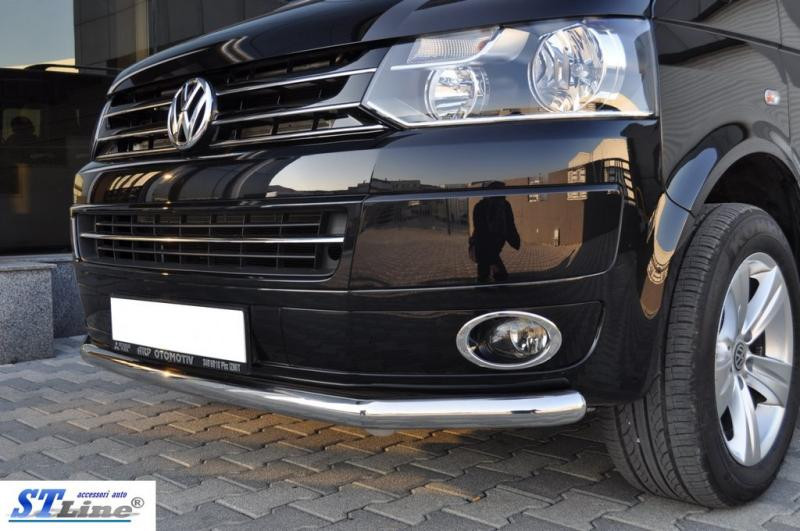 Купити Нижня одинарна губа (нерж) 60 мм для Volkswagen T5 2010-2015 рр