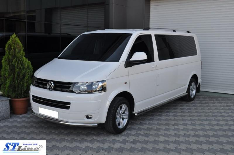Купити Нижня одинарна губа (нерж) 60 мм для Volkswagen T5 2010-2015 рр
