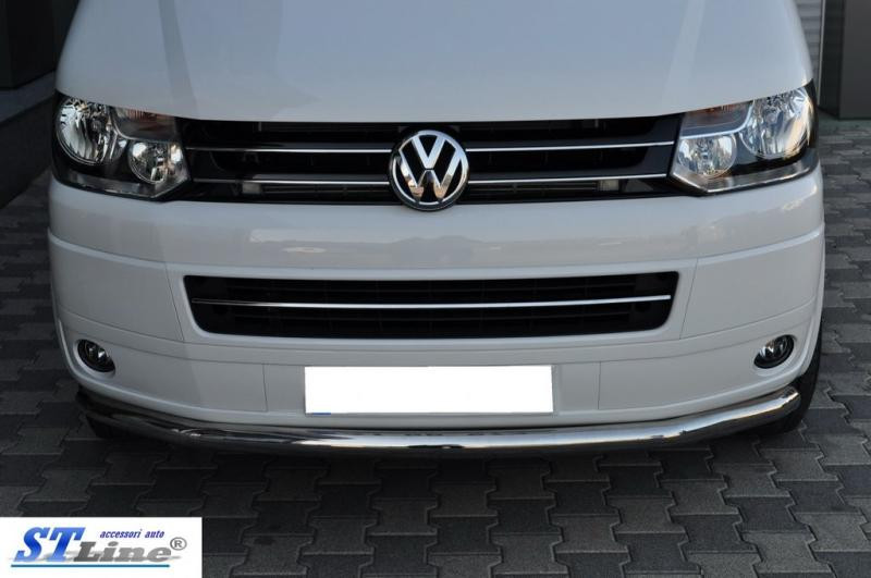 Купити Нижня одинарна губа (нерж) 51 мм для Volkswagen T5 2010-2015 рр