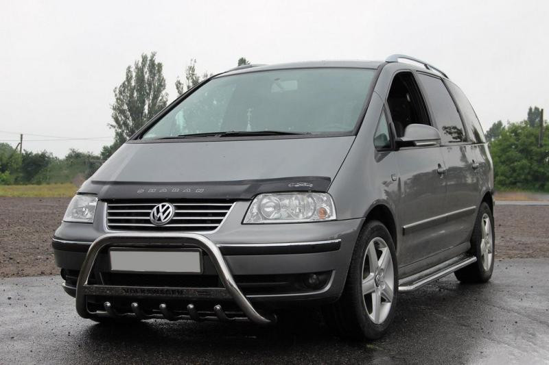 Купити Кенгурятник WT004 (нерж) 60 мм для Volkswagen Sharan 1995-2010 рр