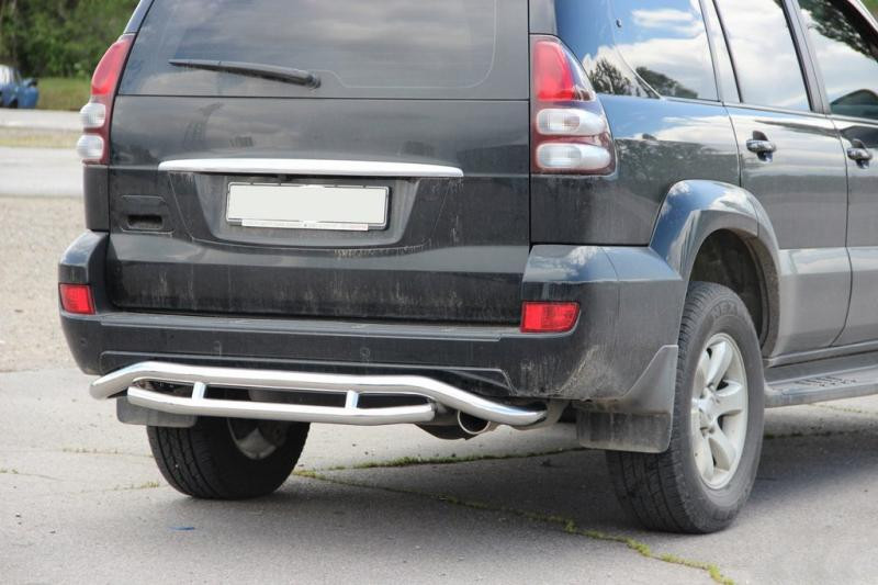 Купити Задній захист AK008-1 для Toyota Land Cruiser Prado 120