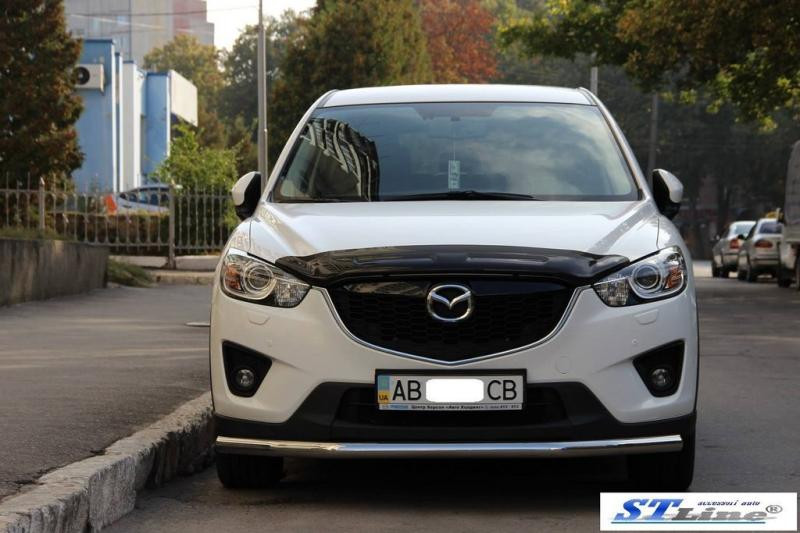 Купити Передній захист ST008 (нерж) для Mazda CX-3 2015- рр