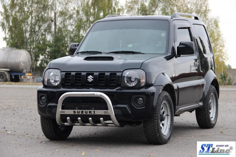 Купити Кенгурятник QT006 (нерж) для Suzuki Jimny 1998-2018 рр