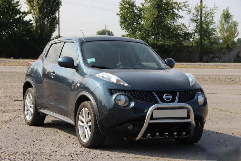 Купить Кенгурятник QT012 (нерж) для Nissan Juke 2010-2019 гг