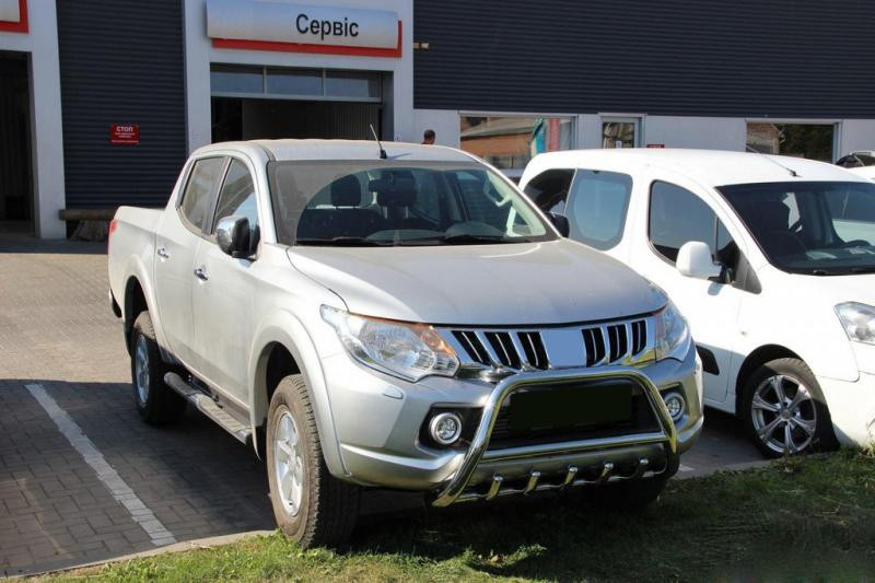 Купить Кенгурятник WT003 (нерж) для Mitsubishi L200 2015-2024 гг