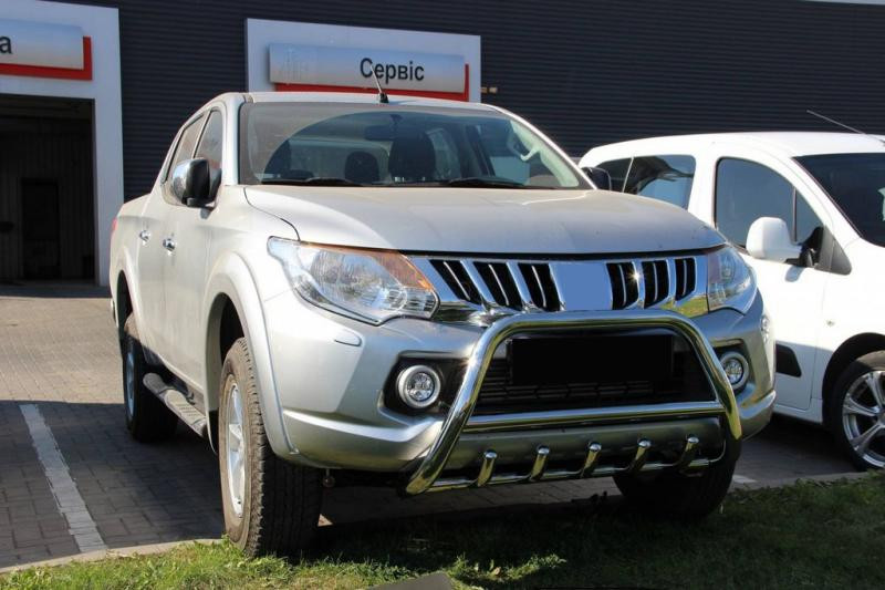 Купить Кенгурятник WT003 (нерж) для Mitsubishi L200 2015-2024 гг