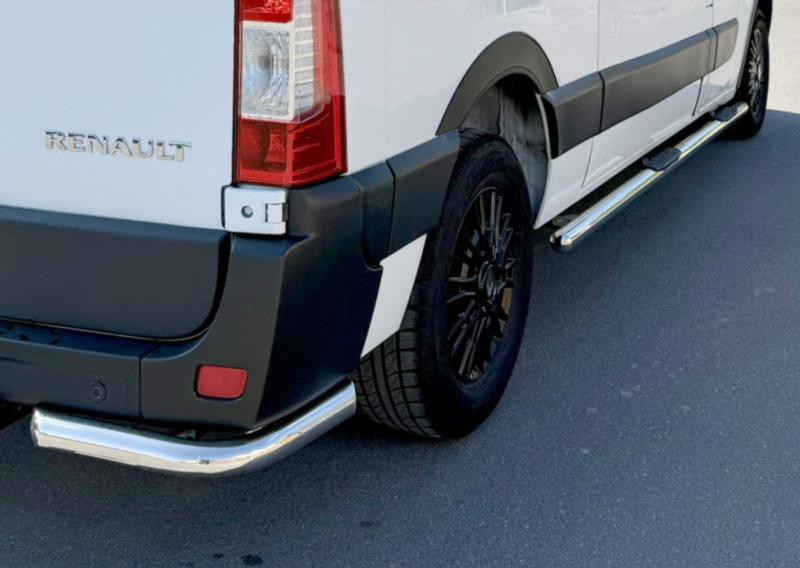 Купить Задние уголки AK003 (2 шт, нерж) для Nissan NV400 2010-2024 гг