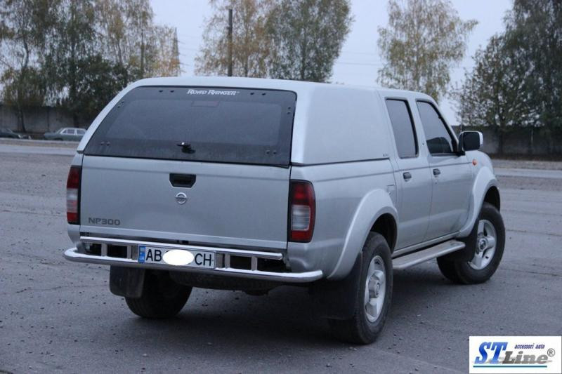 Купить Задняя защита AK004 (нерж) для Nissan NP300 1999-2015
