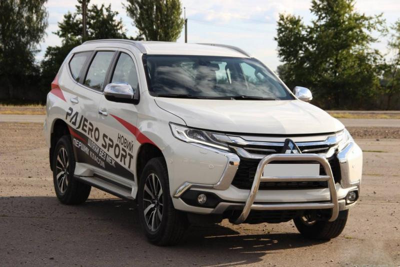Купить Кенгурятник WT022 (нерж) для Mitsubishi Pajero Sport 2015- гг