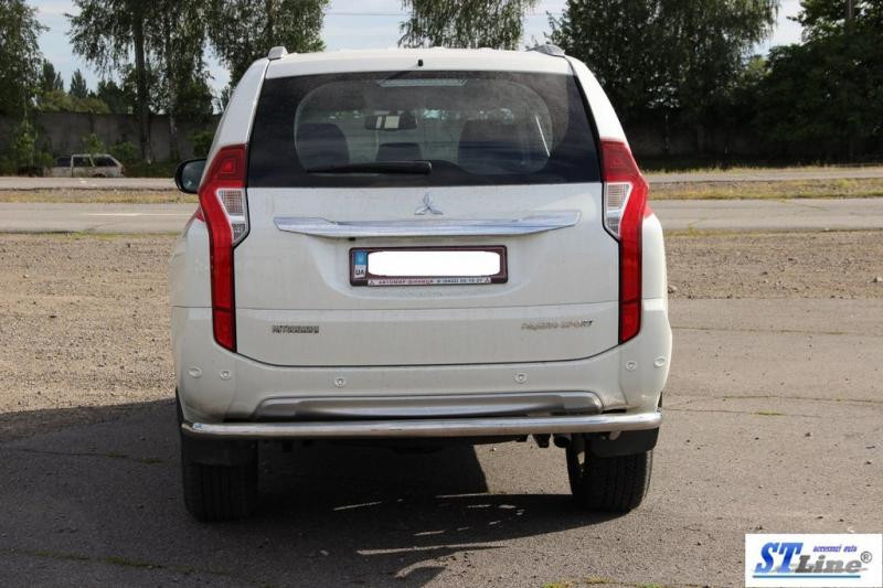 Купить Задняя защита AK005 (нерж) для Mitsubishi Pajero Sport 2015- гг
