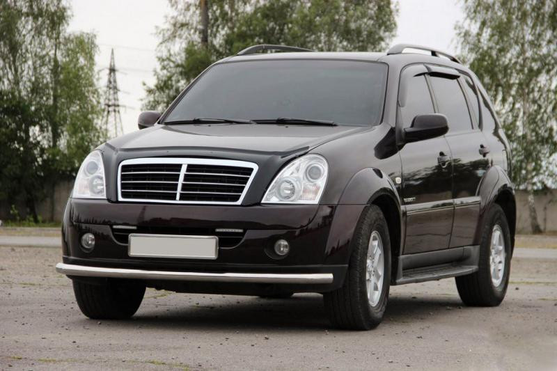 Купить Передняя защита ST008 (нерж) для SsangYong Rexton I 2001-2017 гг