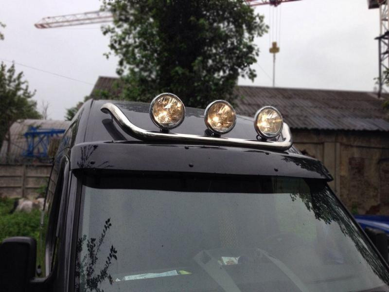 Купить Верхняя дуга LU-001 (нерж) для Ford Transit 2000-2014 гг