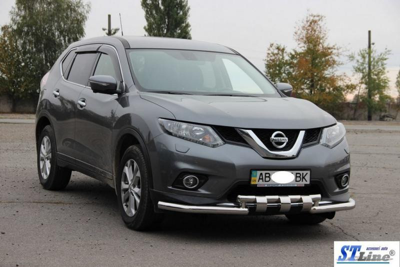 Купить Передняя защита ST009-15 (нерж) для Nissan X-trail T32/Rogue 2014-2021 гг
