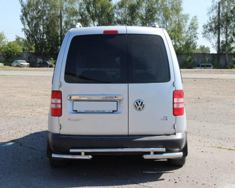 Купить Задняя дуга AK003-2 (2 шт, нерж) для Volkswagen Caddy 2004-2010 гг