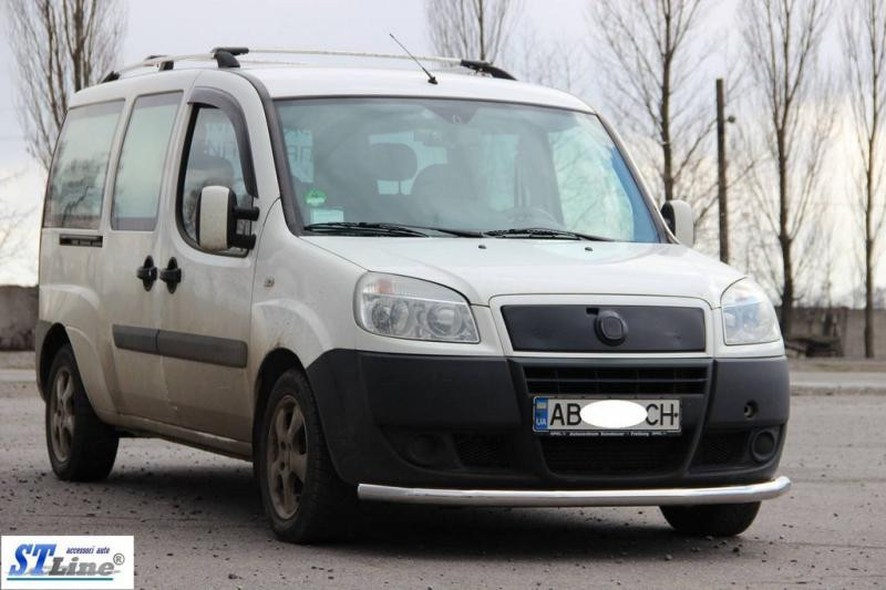 Купить Передняя защита ST008 (2 шт, нерж.) 42 мм для Fiat Doblo I 2005-2010 гг