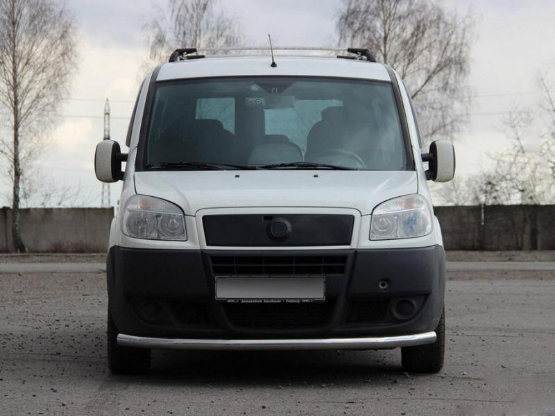 Купить Передняя защита ST008 (2 шт, нерж.) 51 мм для Fiat Doblo I 2005-2010 гг