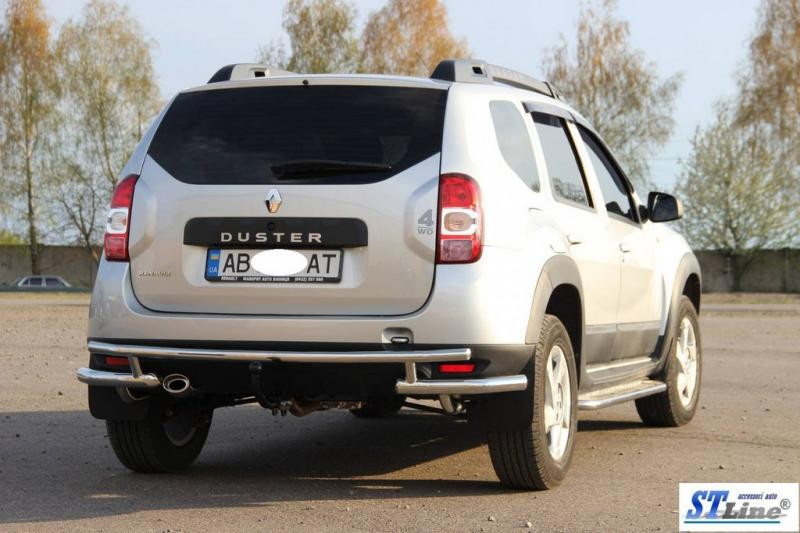 Купить Задняя дуга AK005-Special (нерж.) для Renault Duster 2008-2017 гг