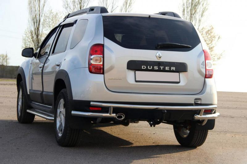 Купить Задняя дуга AK005-Special (нерж.) для Renault Duster 2008-2017 гг