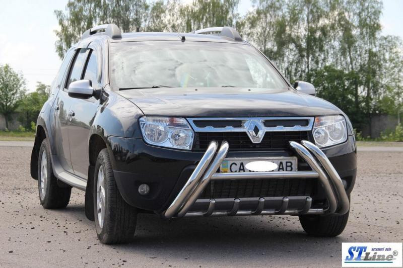 Купить Кенгурятник WT01 (нерж) для Renault Duster 2008-2017 гг