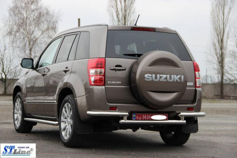 Купить Задняя защита AK003-2 (нерж) для Suzuki Grand Vitara 2005-2017 гг