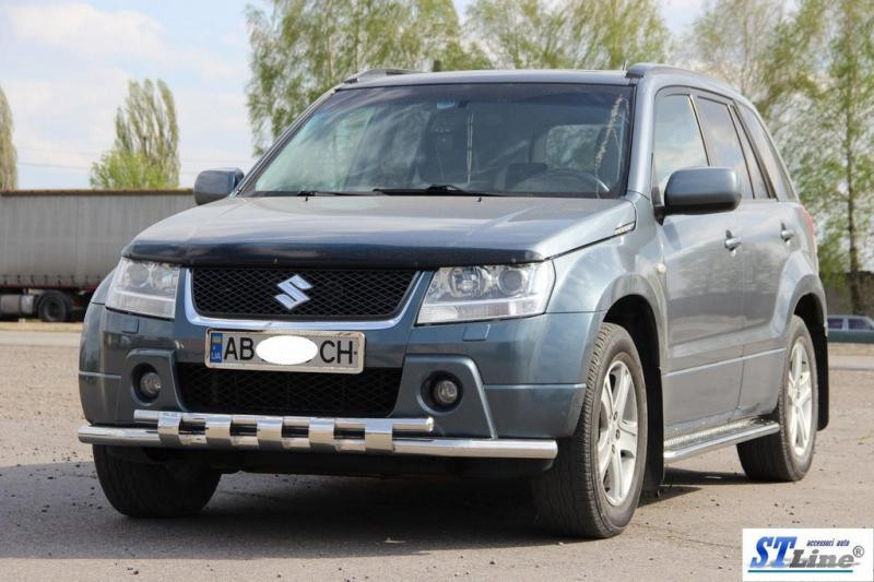 Купить Передний ус ST015 (нерж) для Suzuki Grand Vitara 2005-2017 гг