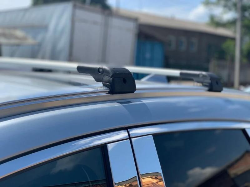 Купити Багажник (поперечини) на інтегровані рейлінги Wingbar V2 (2 шт) Чорний для Volkswagen Touareg 2018- рр