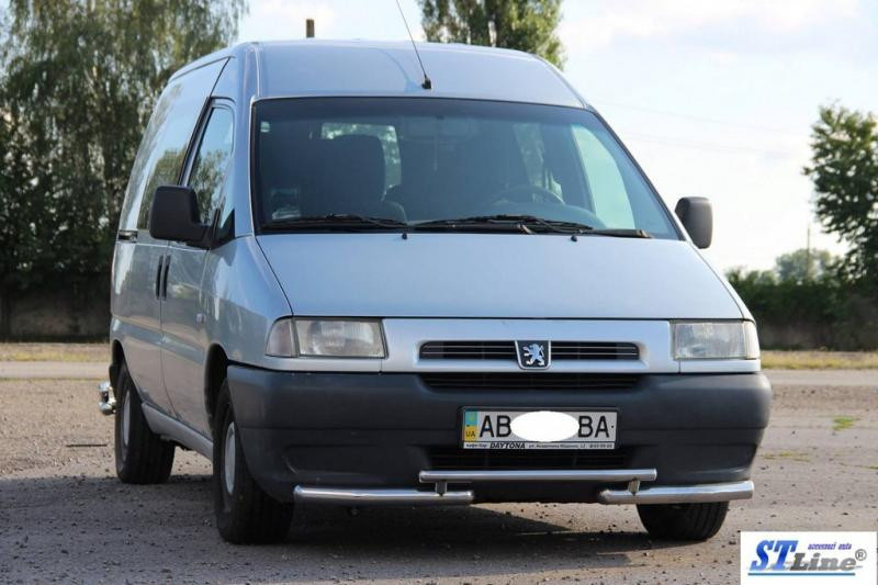 Купить Передняя защита ST009 (нерж) 60 мм для Peugeot Expert 1995-2007 гг
