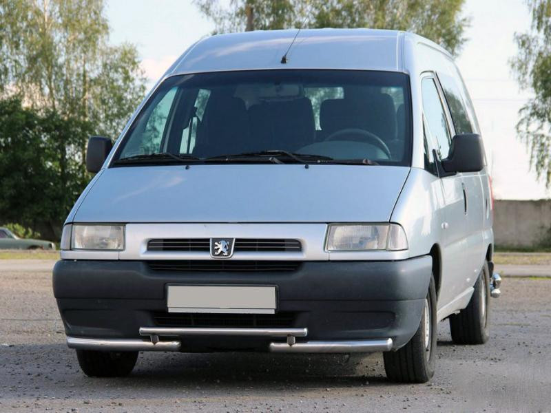 Купить Передняя защита ST009 (нерж) 51 мм для Peugeot Expert 1995-2007 гг