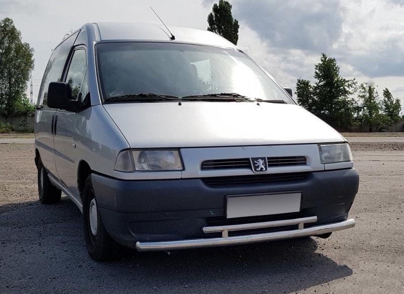 Купить Передняя защита ST016 (нерж) 51/42 мм для Peugeot Expert 1995-2007 гг