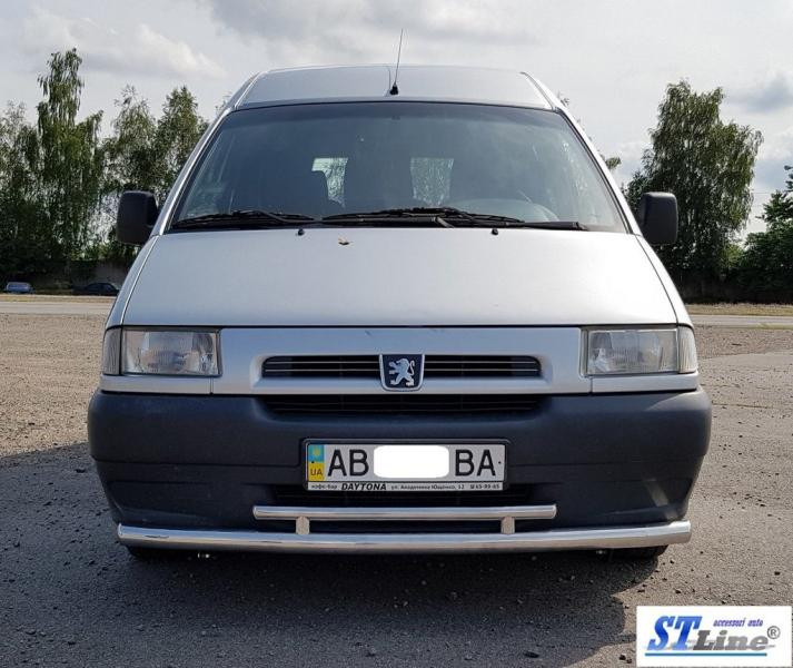 Купить Передняя защита ST016 (нерж) 51/42 мм для Fiat Scudo 1996–2007 гг