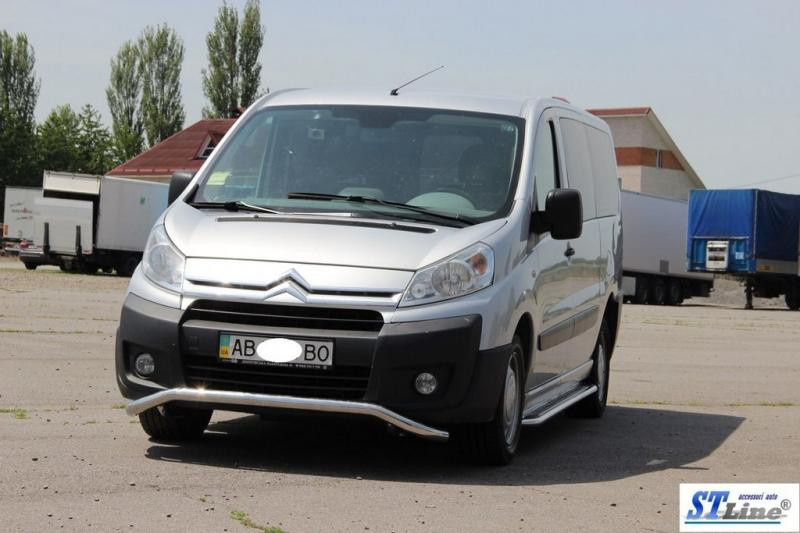 Купить Передняя защита ST007 (нерж.) 60 мм для Fiat Scudo 2007-2015 гг