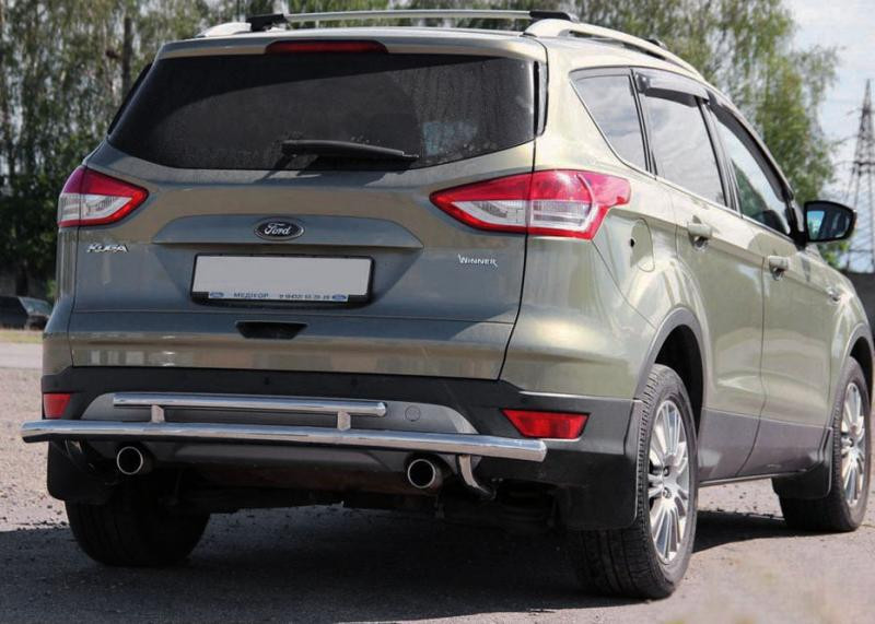 Купить Задняя дуга AK002-2 (нерж) для Ford Kuga/Escape 2013-2019 гг