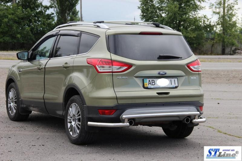 Купить Задняя дуга AK002-3 (нерж) для Ford Kuga/Escape 2013-2019 гг