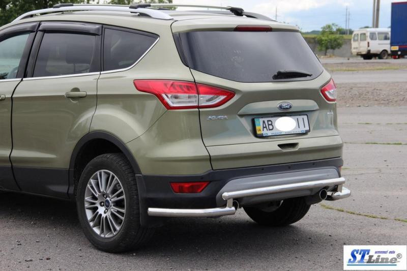 Купить Задняя дуга AK002-3 (нерж) для Ford Kuga/Escape 2013-2019 гг