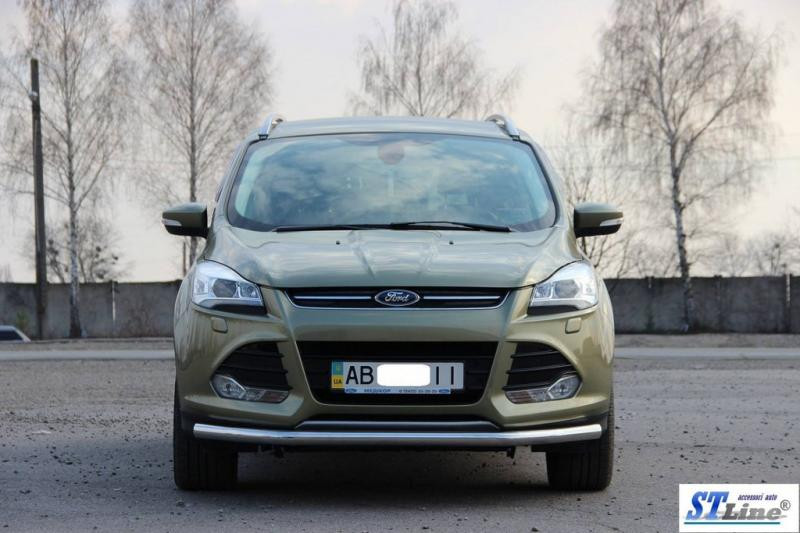 Купить Передняя защита ST008 (нерж.) 51 мм для Ford Kuga/Escape 2013-2019 гг