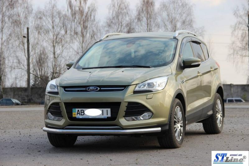 Купить Передняя защита ST008 (нерж.) 60 мм для Ford Kuga/Escape 2013-2019 гг