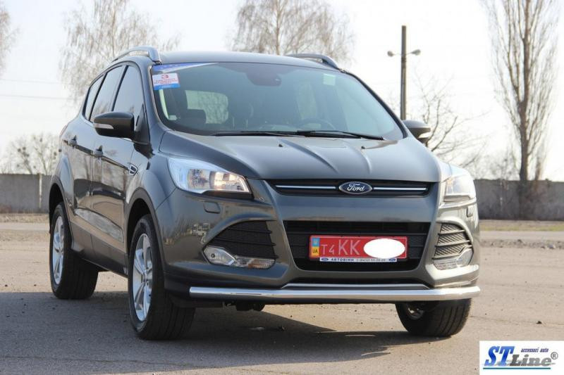 Купить Передняя защита ST008 (нерж.) 60 мм для Ford Kuga/Escape 2013-2019 гг
