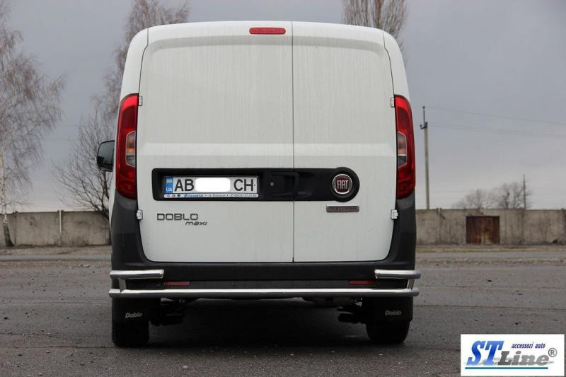 Купить Задняя дуга AK005/2-Double (нерж.) для Opel Combo 2012-2018 гг