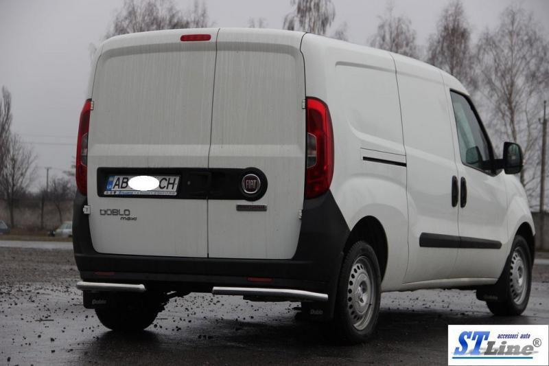Купить Задние уголки AK003 (нерж.) для Opel Combo 2012-2018 гг