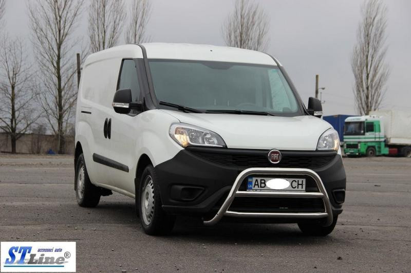 Купить Кенгурятник WT022 (нерж.) 60 мм для Fiat Doblo II 2010-2022 гг